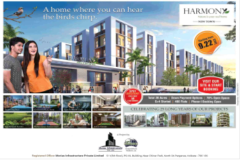 Reside in homes where you can hear the birds chirping at Morias Harmony in Kolkata